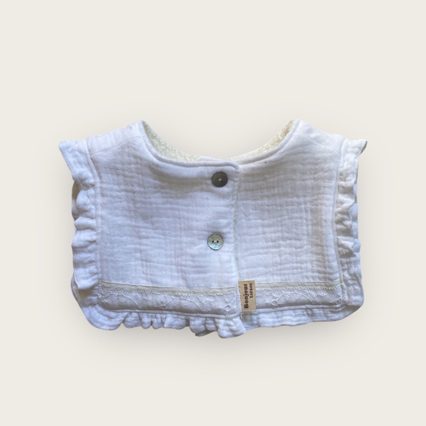Bavoir Chic Broderie anglaise