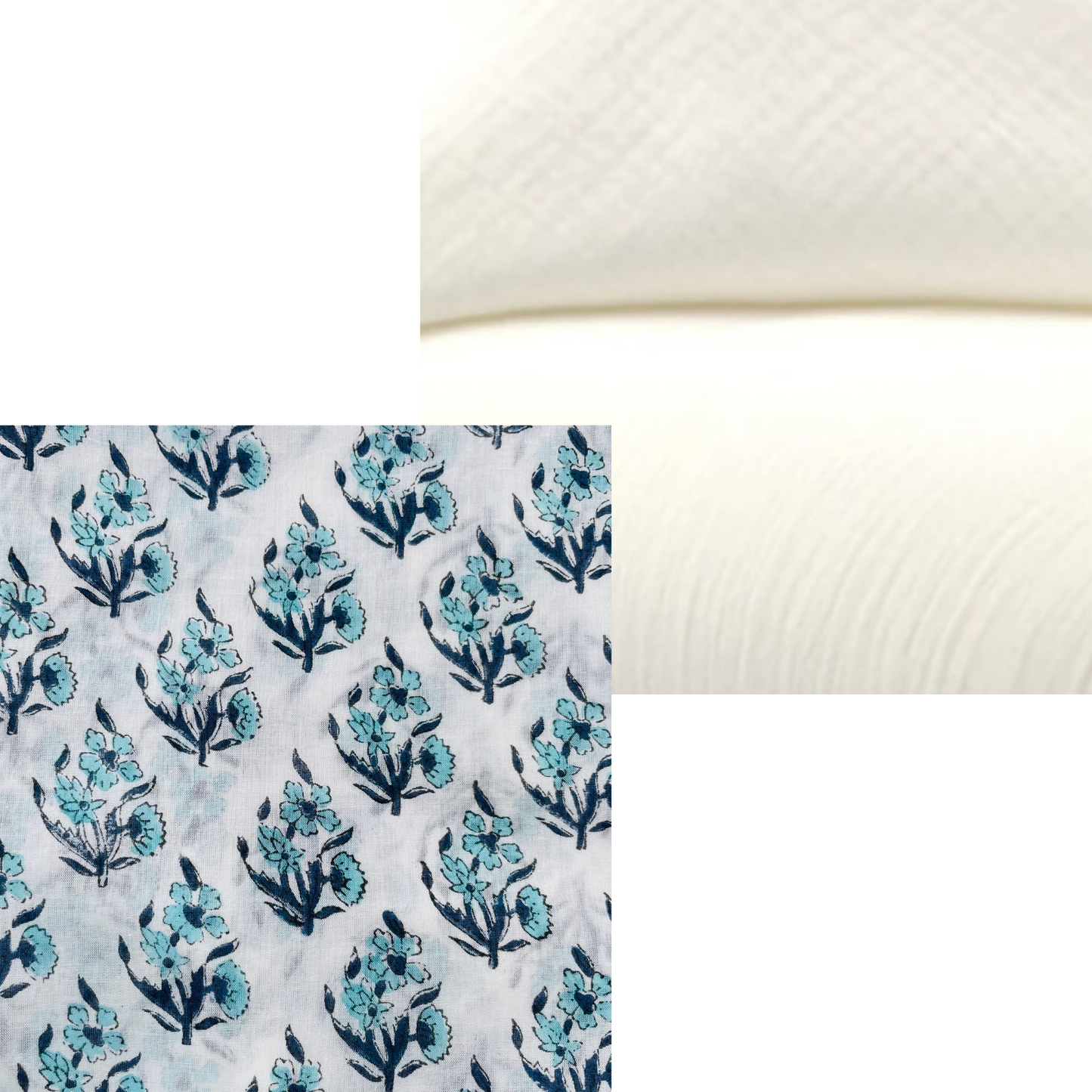 Duo Bavoir fleur Taille S