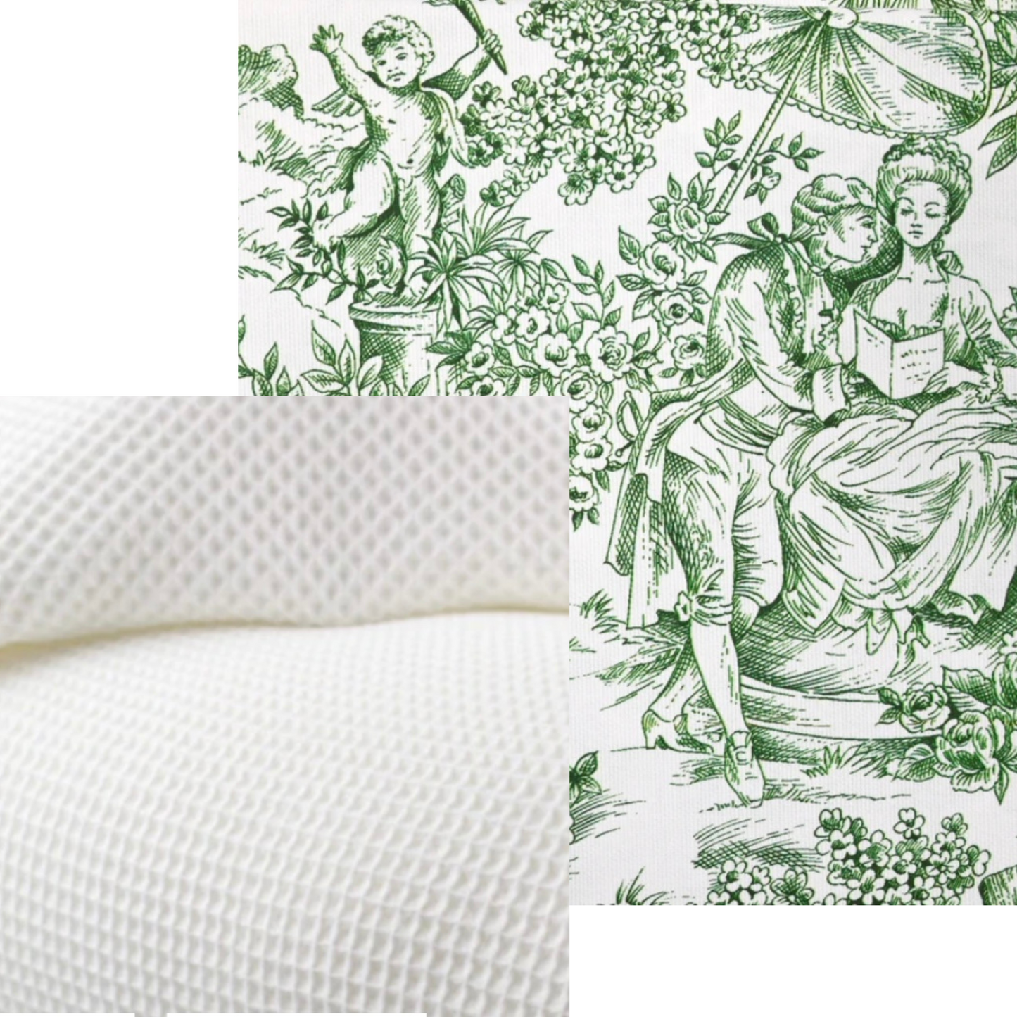 Courverture Toile de Jouy