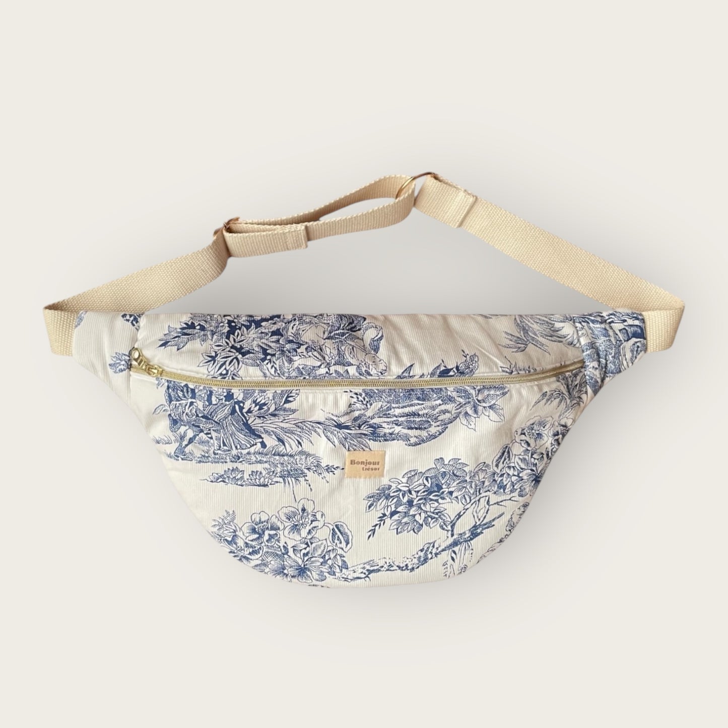 Sac Banane Toile de Jouy Maman