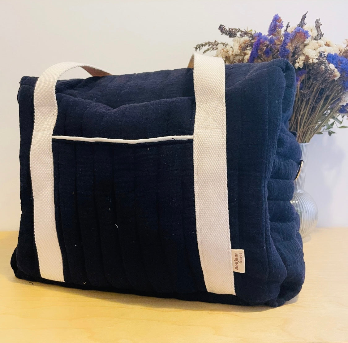 Sac à langer Toile de jouy