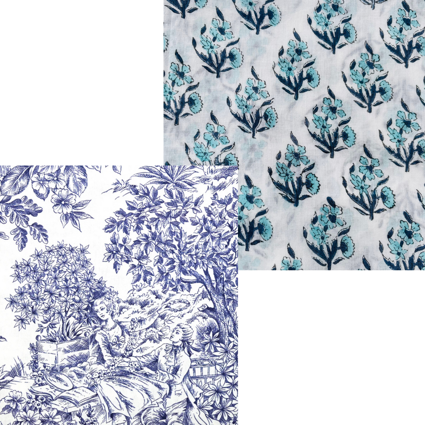 Duo Bavoir fleur Taille S
