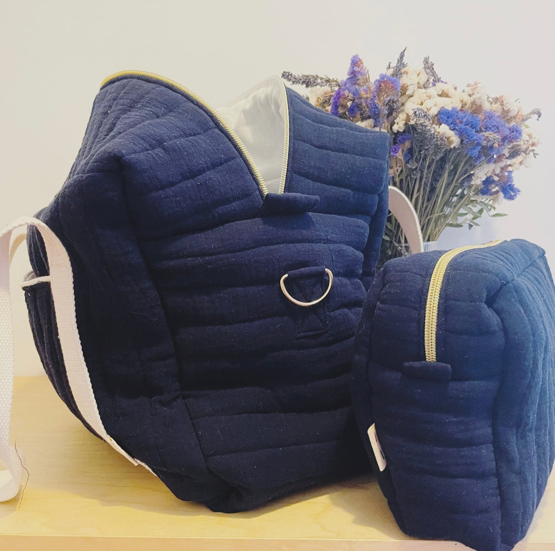 Sac à langer Toile de jouy