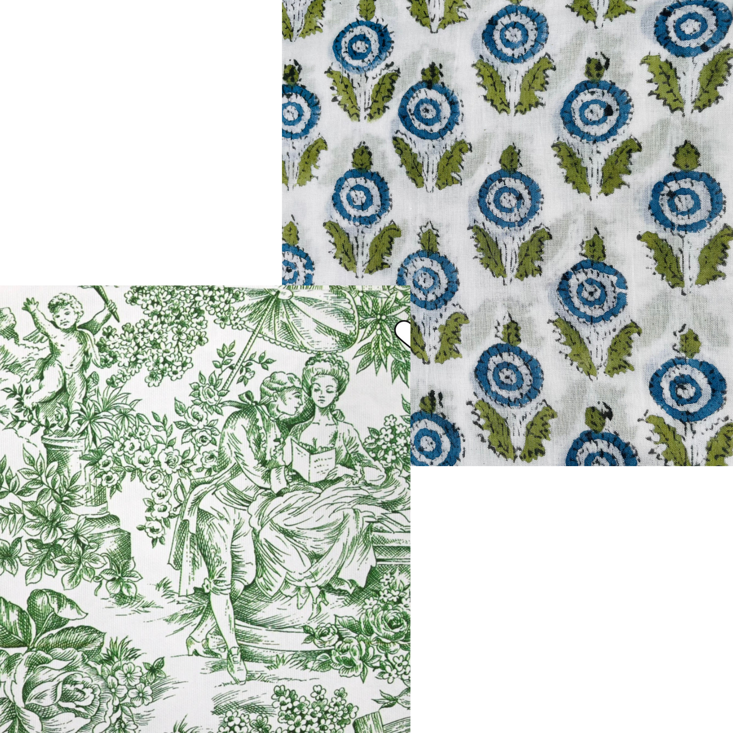 Duo Bavoir fleur Taille S