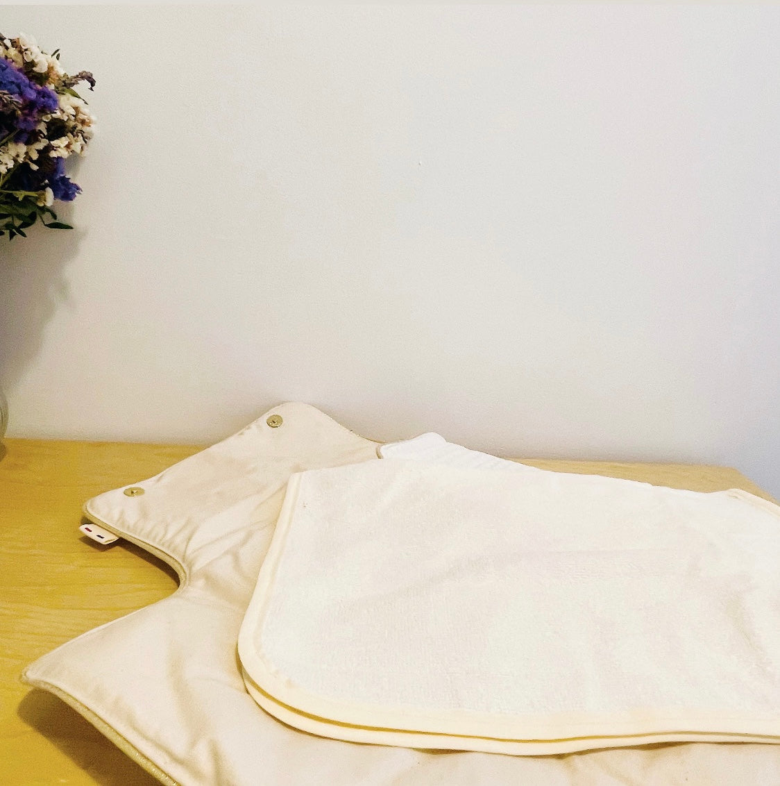 Tapis à langer nomade coton nid d’abeille