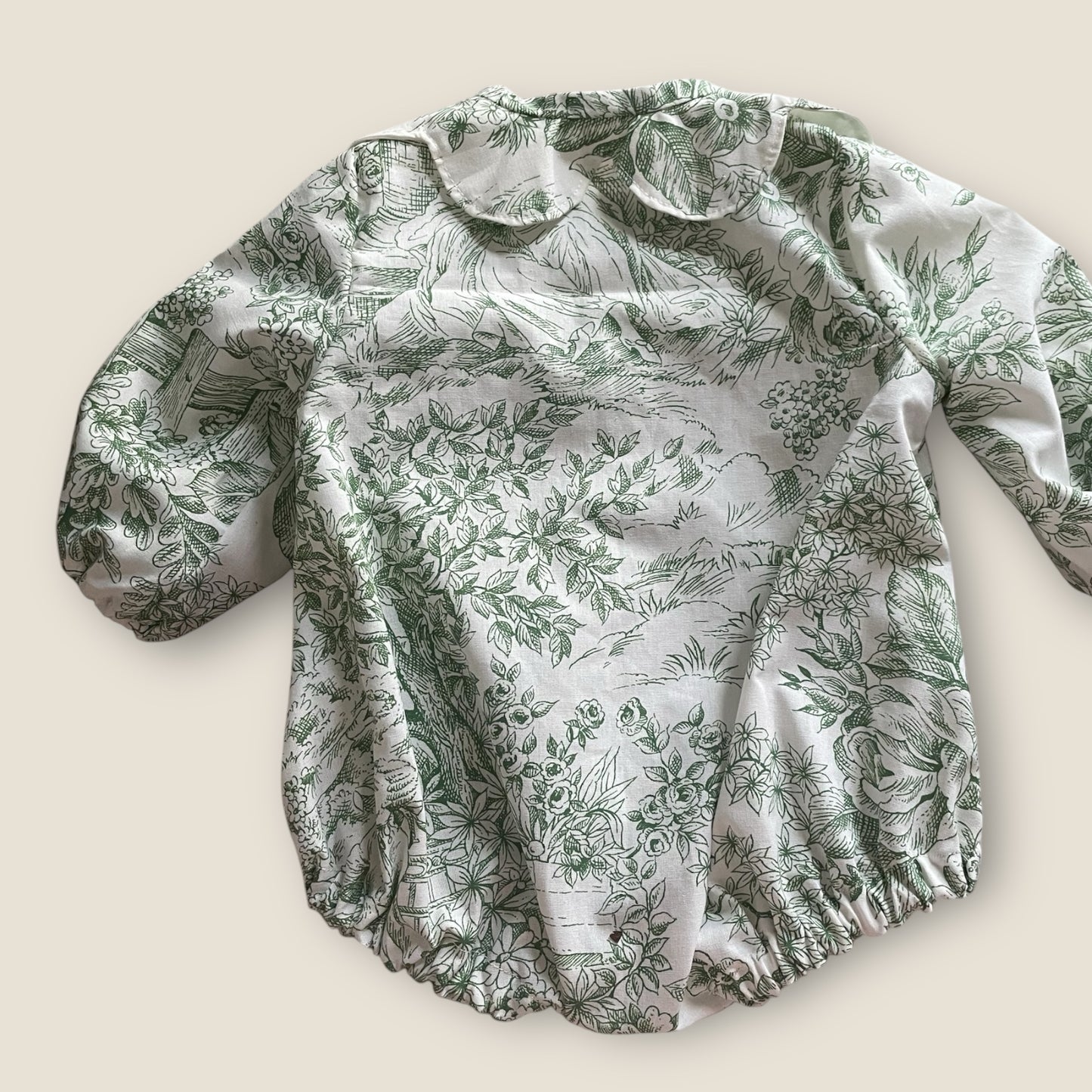 Barboteuse Toile de Jouy