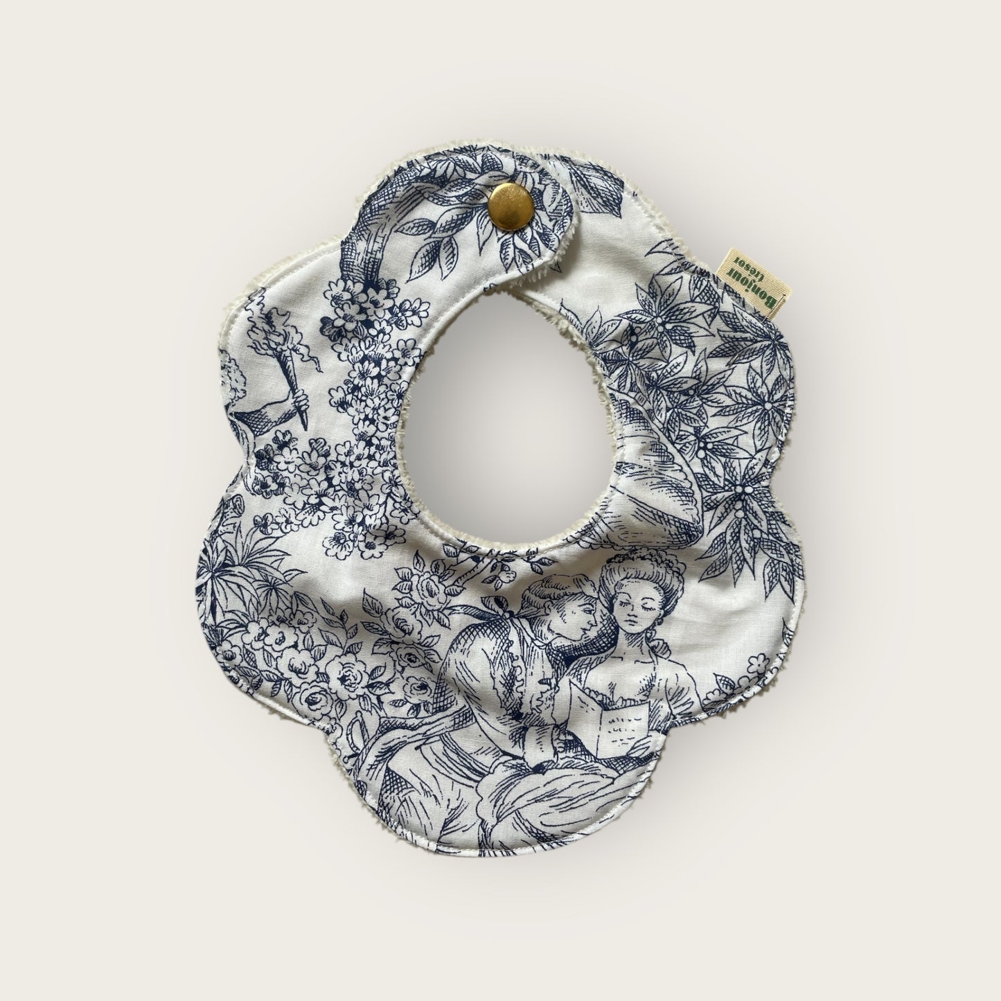 Duo Bavoir fleur Taille M
