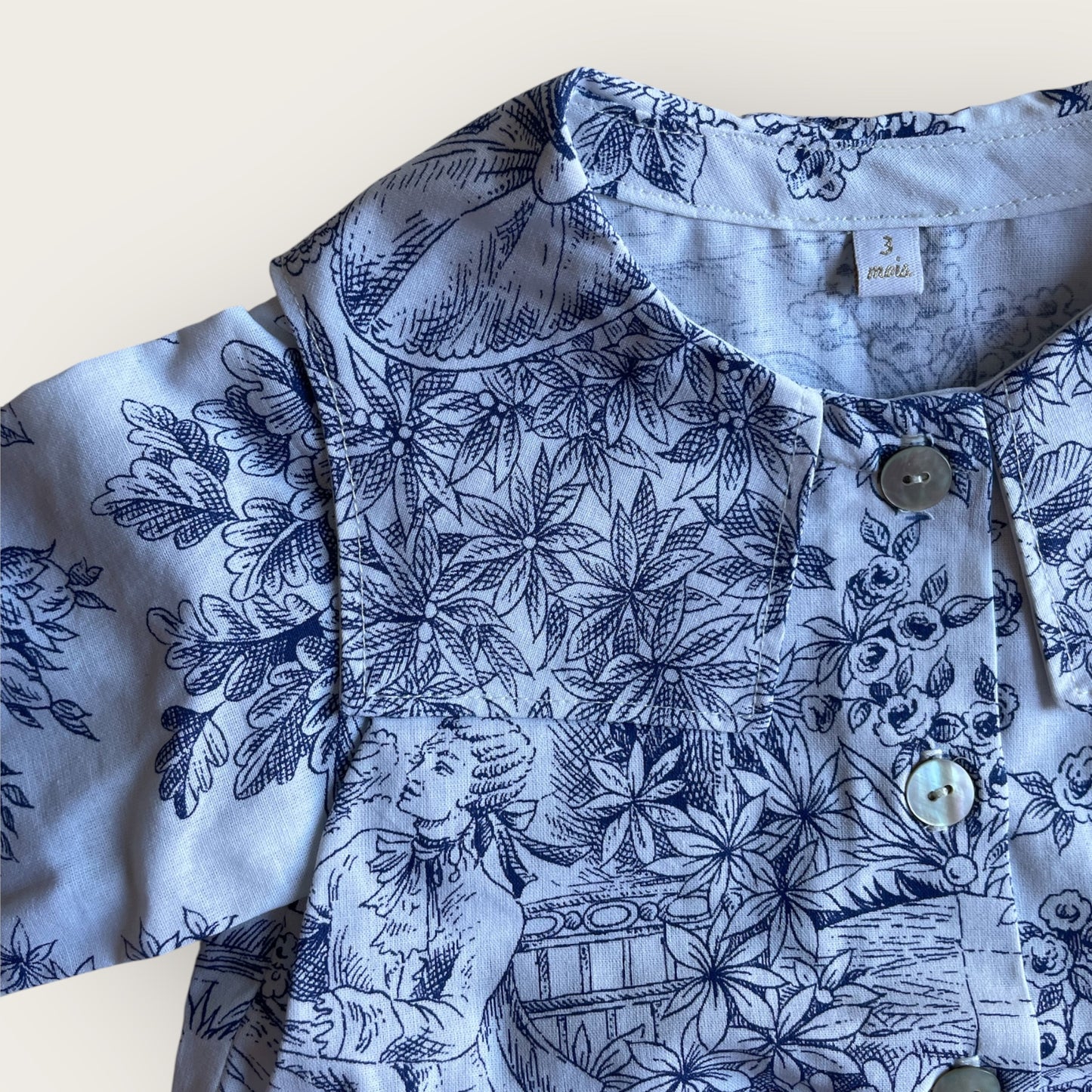 Chemisier Toile de Jouy
