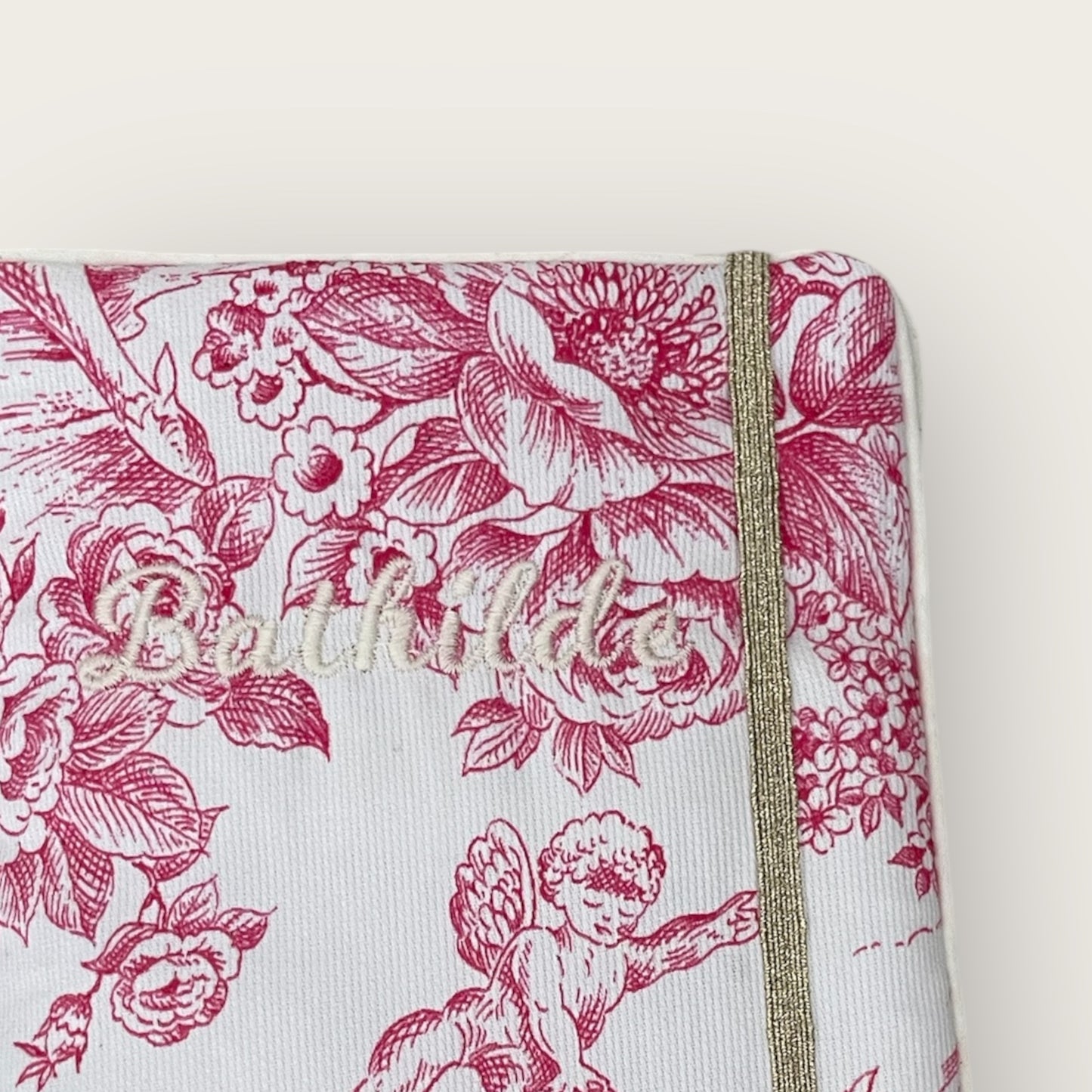 Protège carnet de santé Toile de Jouy