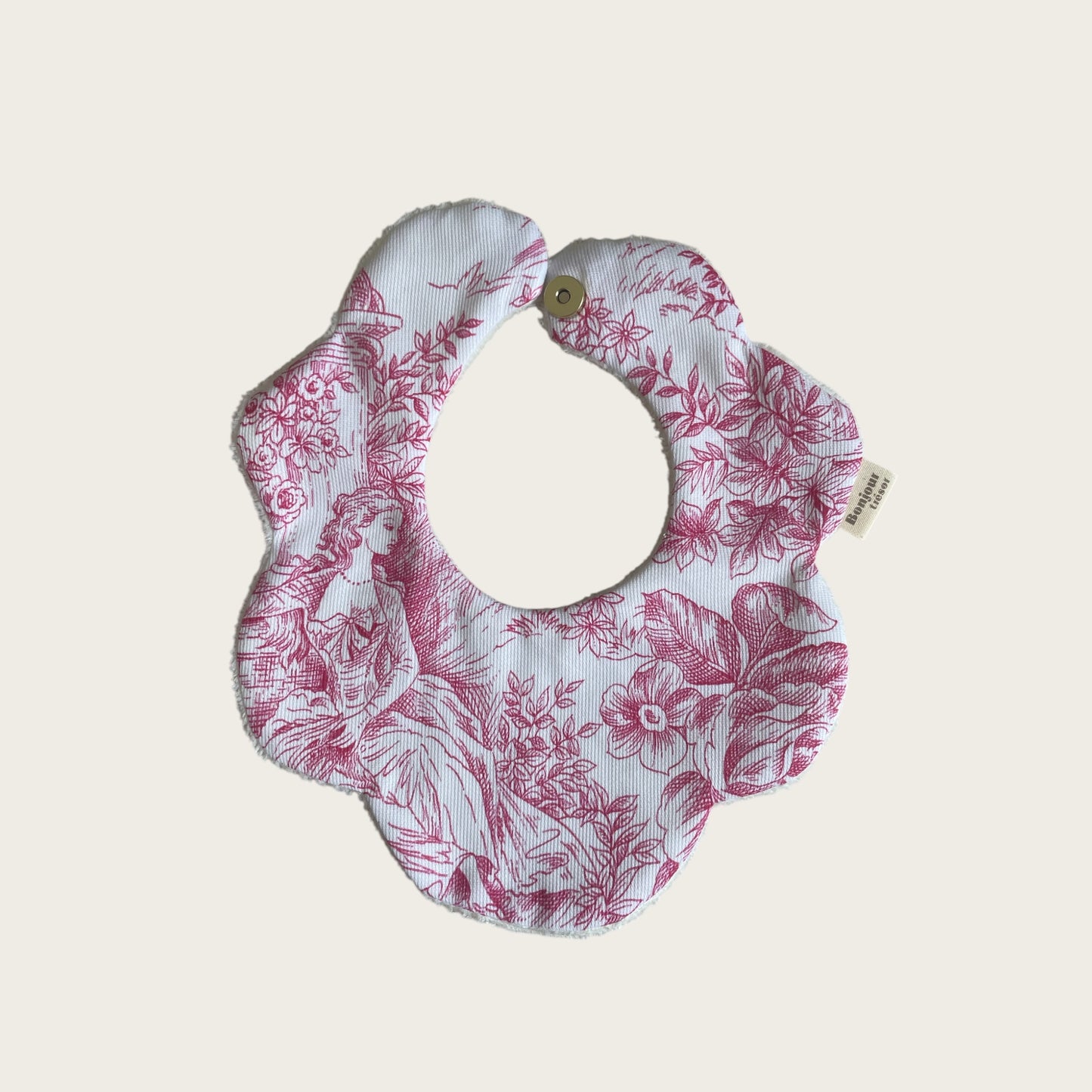 Bavoir fleur Taille M