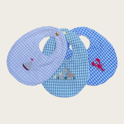 Trio Bavoir Rond Brodés