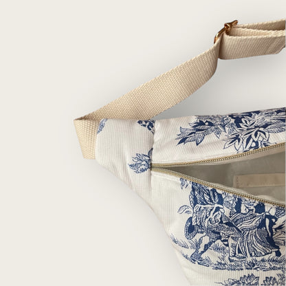 Sac Banane Toile de Jouy Maman