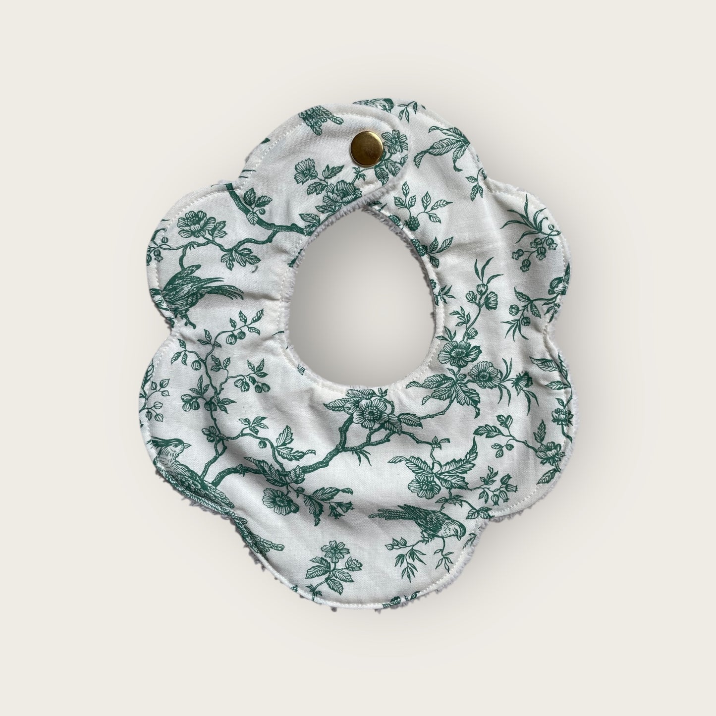 Bavoir fleur Taille M