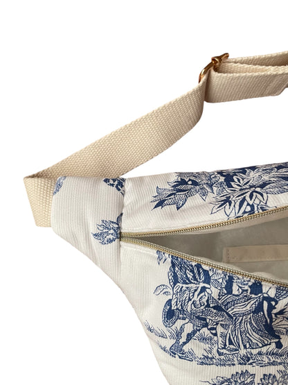 Sac Banane Toile de Jouy Maman