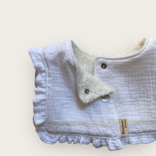 Bavoir Chic Broderie anglaise