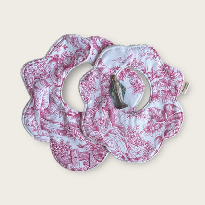 Duo Bavoir fleur Taille M
