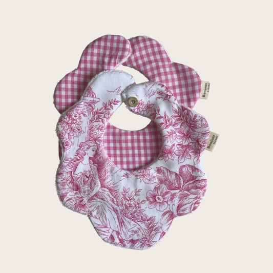 Duo Bavoir fleur Taille M