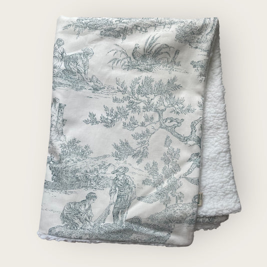 Courverture Toile de Jouy