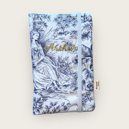 Protège carnet de santé Toile de Jouy