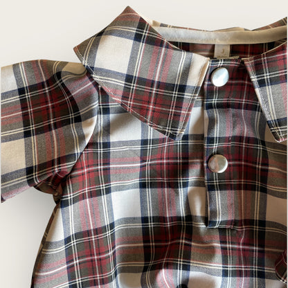 Barboteuse Tartan Mixte