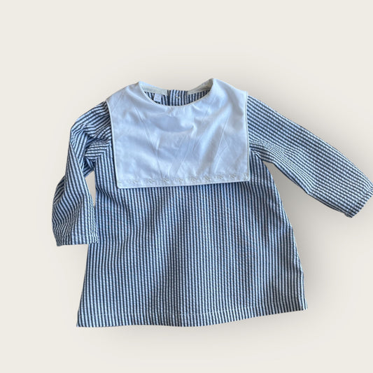 Robe Trapèze seersucker