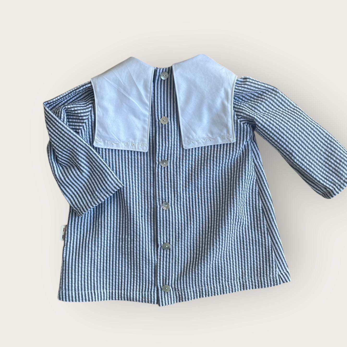 Robe Trapèze seersucker