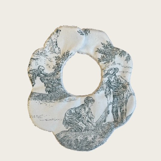 Bavoir fleur Taille M